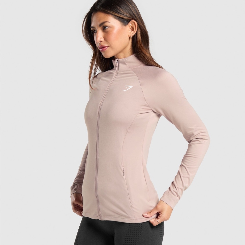 Gymshark Beige Full-Zip Jacket